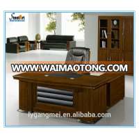 Latest designs wooden director executive l shaped office table